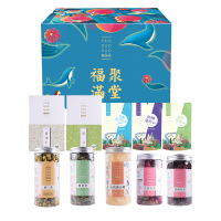 姚朵朵福聚满堂花茶礼盒1875克