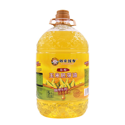 邻家饭香 非转基因 物理压榨一级玉米胚芽油 5L/桶 LJFX135-Y