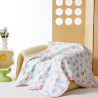 红蜻蜓夏凉被-蓝色花语