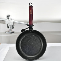 艾博菲麦饭石煎锅两件套(盒装)带木铲73932