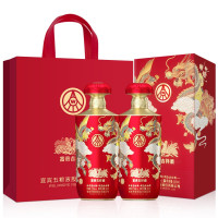 五粮液52度富贵吉祥-金装浓香型白酒(2瓶)500ml*2