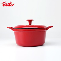 菲仕乐Calen食色系列珐琅铸铁锅-红色炖锅双耳煲汤锅20cmEMP-C202N002R