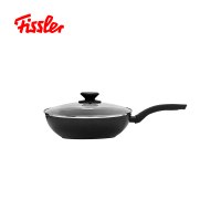 菲仕乐瓷安黑色28cm 带玻璃盖煎炒锅瓷安28cm