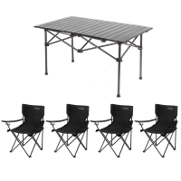 君华仕 GENVAS一桌四椅(五件套)