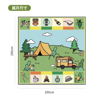 飞图乐 童趣超声波复合野餐垫2*2m