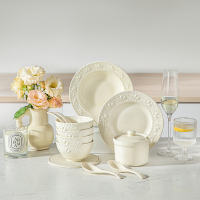 康巴赫瓷艺浮雕餐具11头LPB-CYFD011