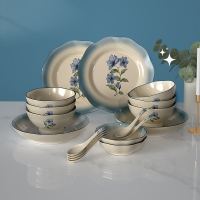康巴赫蓝色印象餐具18头LPB-LSYX018