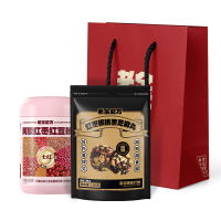 老金磨方 红枣核桃芝麻丸红豆粉组合礼袋装750g