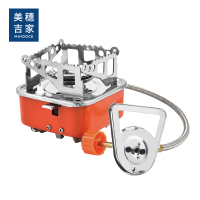 美穗吉家 户外便携小方炉红色(带螺纹管) MIHH-2408151