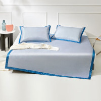 罗莱家纺 星河·碳光双层提花冰丝席三件套180*200cm.