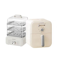 电蒸锅DZ175HG-GZ688+空气炸锅KL40-VF102