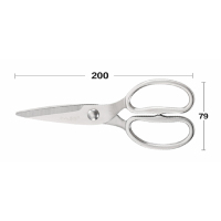 十八子作全钢厨房剪SB3030 HM