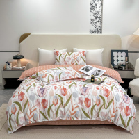 杉杉(FIRS)QFS- 25018 爱家亲肤四件套 —萱花.