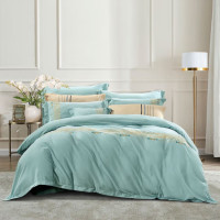 富安娜富安娜磨毛四件套-静谧·蓝 HM