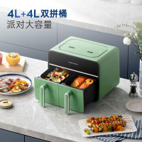 摩飞多功能空气炸锅ME89380大容量低脂健康烹饪不沾内锅智能触摸控制家用美食神器