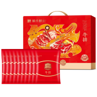 鲜禾鲜星悦牧坊爱悦牛排礼盒1800g.