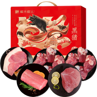鲜禾鲜鲜黑猪肉礼盒B款3000g.