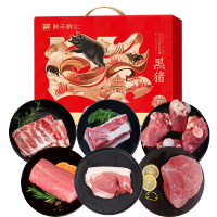 鲜禾鲜鲜黑猪肉礼盒C款3600g.