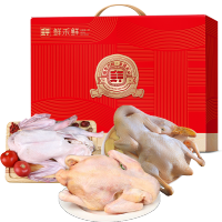 鲜禾鲜鸡鸭鹅组合礼盒4550g.