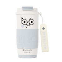 独角犀 Rhino.life [犀宝看我]系列 陶瓷覆层咖啡杯 惊讶犀 TD50204201.