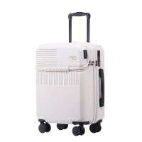 途帮(TOBOOG)前开口商务登机箱2106 白色 20寸