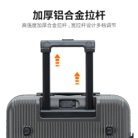 途帮(TOBOOG)新前开盖TypeC+USB双充电口旅行箱3012 星空灰 20寸