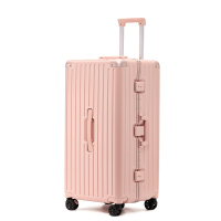 途帮(TOBOOG)多功能铝框款行李箱2030 樱花粉