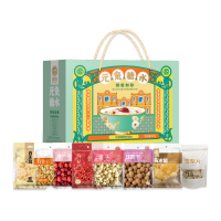 绿帝精选食品礼盒臻享装高端美味零食大礼包健康美味送礼自吃两相宜