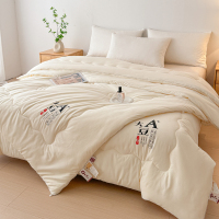 无印良品加厚保暖亲肤羊毛混纺毛毯大号冬季家居柔软舒适设计简约大方