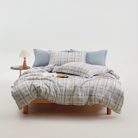 无印良品纯棉四件套床品套件简约设计透气舒适亲肤质感大码优雅家用