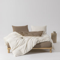 无印良品纯棉四件套亲肤舒适简约设计透气防螨床品套件