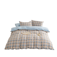 无印良品纯棉四件套亲肤舒适简约设计透气防螨床上用品