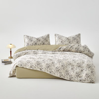 无印良品纯棉四件套亲肤舒适天然材质简约设计大码床品套件