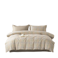 无印良品纯棉四件套床上用品简约日式设计透气舒适亲肤质感大码床品套件