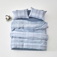无印良品高级床品套件 纯棉四件套 亲肤透气防螨设计 温馨简约家居