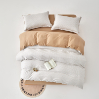 无印良品 简约四件套床上用品套件 纯棉亲肤触感 舒适睡眠大码设计