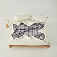 无印良品超柔加厚冬季毛毯大号暖感亲肤舒适简约设计