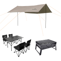 何大屋户外便携野餐垫 防水耐磨超轻设计 一键收纳大容量家庭野餐