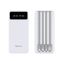 纽曼Newmine大容量10000mAh高速充电移动电源便携无线充特色设计