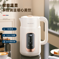 迈卡罗1.8升电磁加热智能调温电热水壶MC-SH18D塑料材质快速烧水