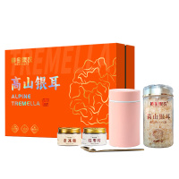 黄金果农 高山银耳F1套装 银耳35g/罐+120g老冰糖+35g红枣片