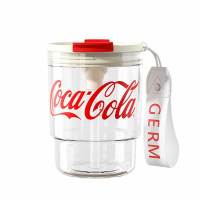 格沵germ 可口可乐联名款竹简水杯 375ml GE-CK23SS-S24-1 冰透白 1个