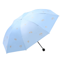 天堂伞 晴雨伞 33631E银杏飞舞 颜色随机发 1把