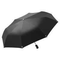 天堂伞 3331E黑升级 自动雨伞三折 黑色 1把