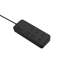 公牛(bull) 抗电涌抗防浪涌插座 全长3米独立分控开关五位H3053 1个