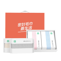 最生活大众毛巾四条礼盒 A-1120-4