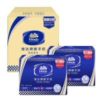 维达 擦手纸1层200抽*20包 L码 抽纸整箱 VS2156