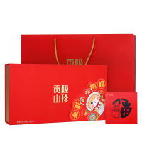 贡极 金蛇纳福 山珍菌菇干货礼盒300g