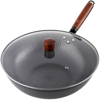 WORLD KITCHEN 精铁锤纹系列炒锅32cm (带盖) WK-CW32T/KZ/JY