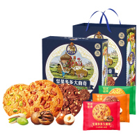 如水 坚果多多大曲奇(540g多多圆铁盒)